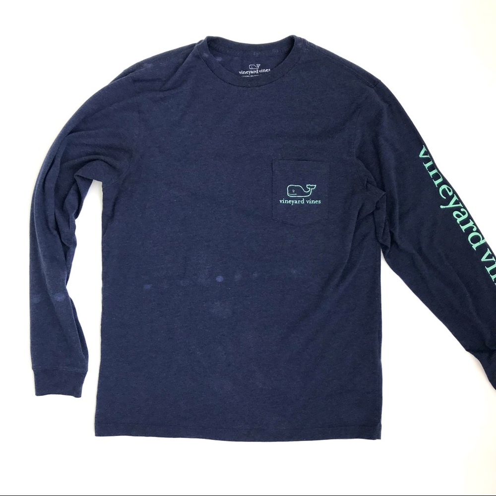 Vineyard Vines Long Sleeve Blue T Shirt S